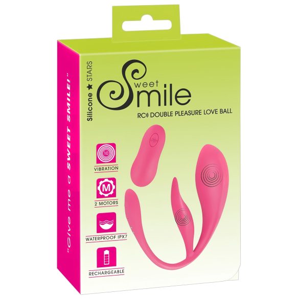 SMILE - bezprzewodowe, radiowe jajeczko wibracyjne (różowe)