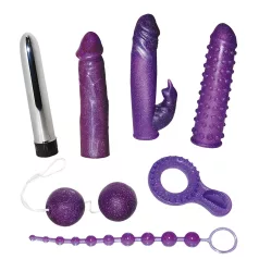 You2Toys - zestaw wibratorów - brokatowy - 7 elementów