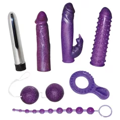 You2Toys - zestaw wibratorów - brokatowy - 7 elementów