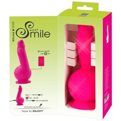   SMILE Powerful - 2-silnikowy wibrator zaciskowy z możliwością ładowania (różowy)