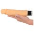 Nature Skin - realistyczny wibrator - naturalny (23cm)