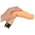 Nature Skin - realistyczny wibrator - naturalny (23cm)