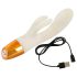 You2Toys Glow - Lśniący wibrator ze stymulatorem łechtaczki (biały)