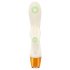 You2Toys Glow - Lśniący wibrator ze stymulatorem łechtaczki (biały)