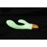 You2Toys Glow - Lśniący wibrator ze stymulatorem łechtaczki (biały)