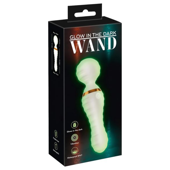 You2Toys Glow in the Dark – masażer wibrujący (biały)