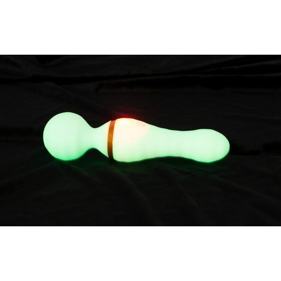 You2Toys Glow in the dark - fluorescencyjny wibrator masujący (biały)