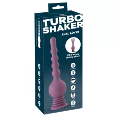   You2Toys - wibrator analny - funkcja wstrząsania - fioletowy