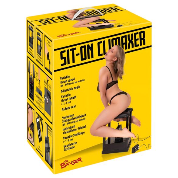 The Banger Sit-On-Climaxer - czarny seksmaszyna na sieć