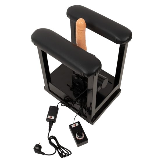Banger Sit-On-Climaxer - potężna maszyna do seksu (czarna)