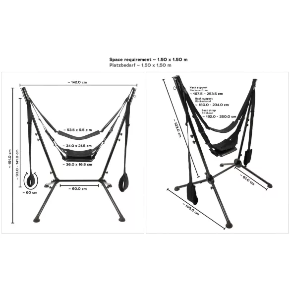 You2Toys - huśtawka erotyczna z ramą - czarna