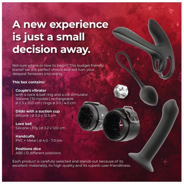 Magic Shiver Together - zestaw erotyczny dla par - 5 elementów