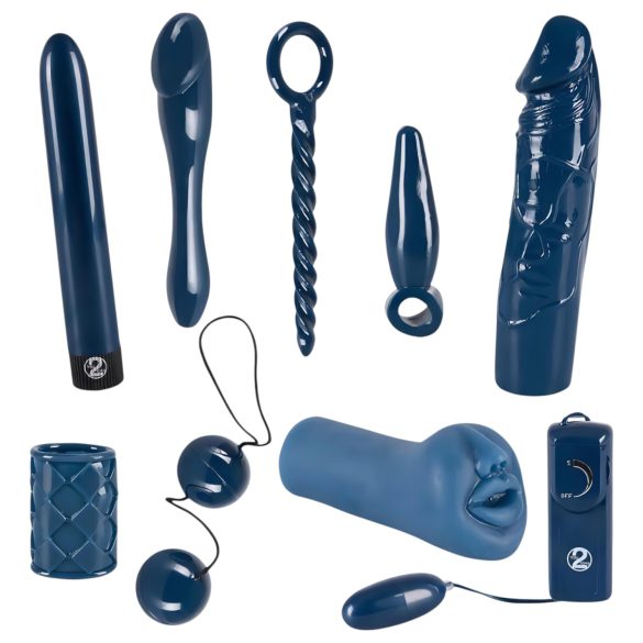 You2Toys - Midnight Blue - zestaw wibracyjny (9 elementów)
