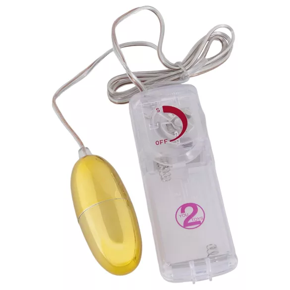 You2Toys - wibrujące jajeczko - złoty