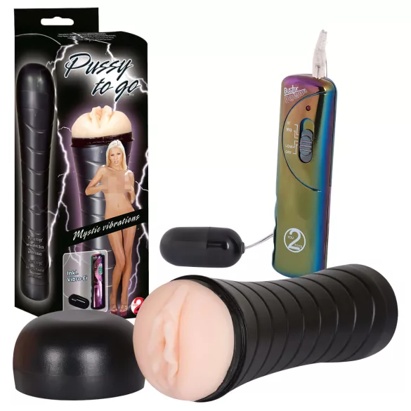 You2Toys - masturbator wibrujący - dyskretna miękka pochwa