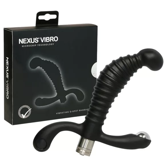 Nexus Vibro - masażer prostaty z wibracjami - czarny