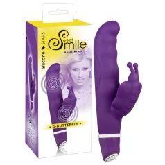 SMILE - wibrator motylek na łechtaczkę - silikon