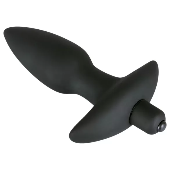 Black Velvets - wibrator analny plug - średni