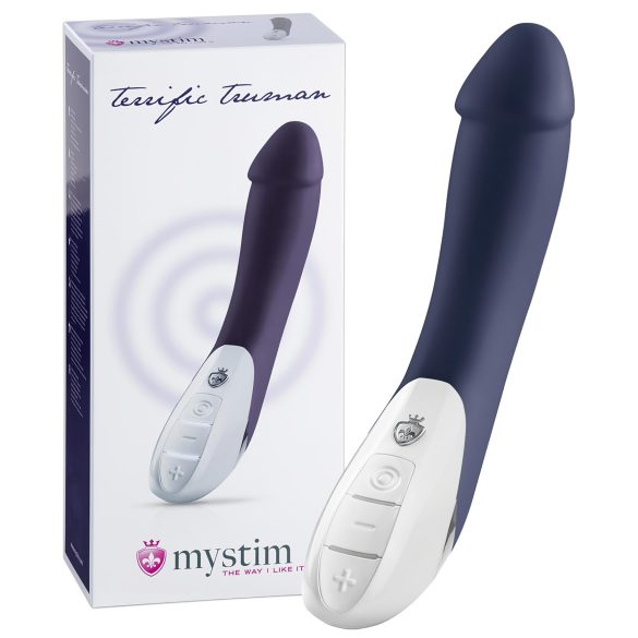 mystim Terrific Truman – Wibrator z 2 silnikami (niebieski)