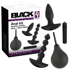 Zestaw analnych wibratorów Black Velvets (4 części)