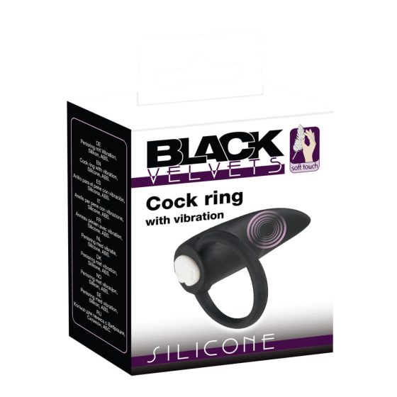 Wibrator na palec Black Velvet (czarny)