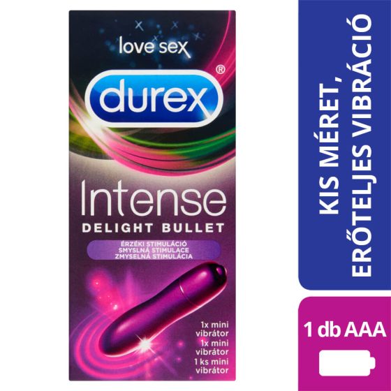 Durex Intense Delight Bullet - mini wibrator prętowy (fioletowy)