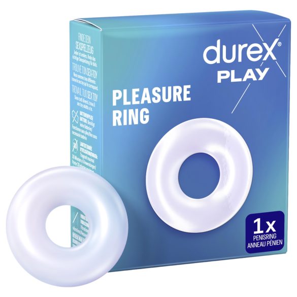 Pierścień Przyjemności Durex - przezroczysty pierścień na penisa