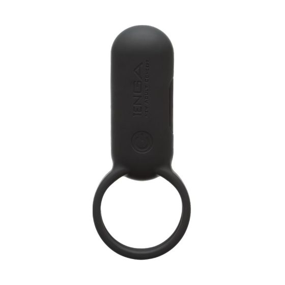 Wibrujący pierścień na penisa TENGA Smart Vibe (czarny)