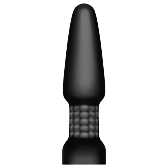 b-Vibe - obrotowy koralikowy wibrator analny z akumulatorem (czarny)