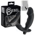 Rebel - Prostatowy Wibrator z Penisem (Czarny)