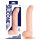 One Touch 8 - Wibrator silikonowy z jądrami (naturalny)
