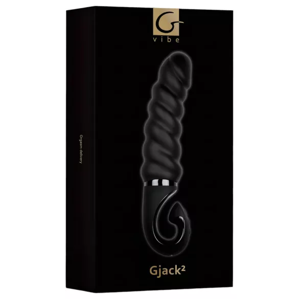 Gvibe - wibrator silikonowy wodoodporny ładowany USB - czarny
