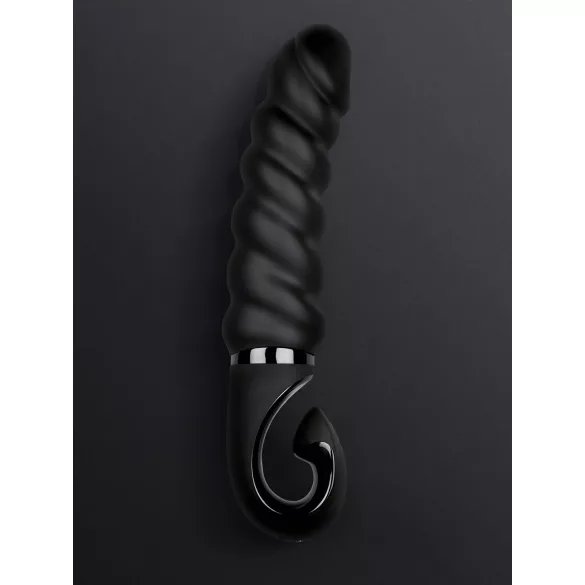 Gvibe - wibrator silikonowy wodoodporny ładowany USB - czarny