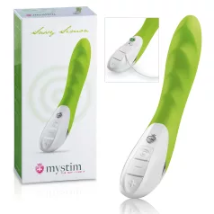   mystim - wibrator z 2 silnikami - wodoodporny silikon - zielony