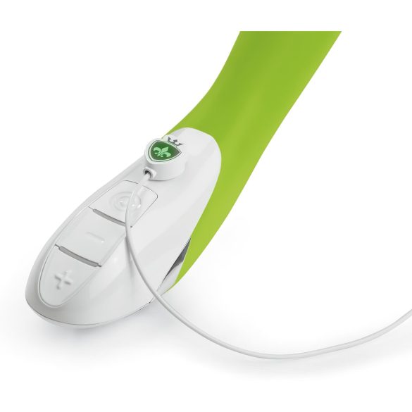 mystim - wibrator z 2 silnikami - wodoodporny silikon - zielony