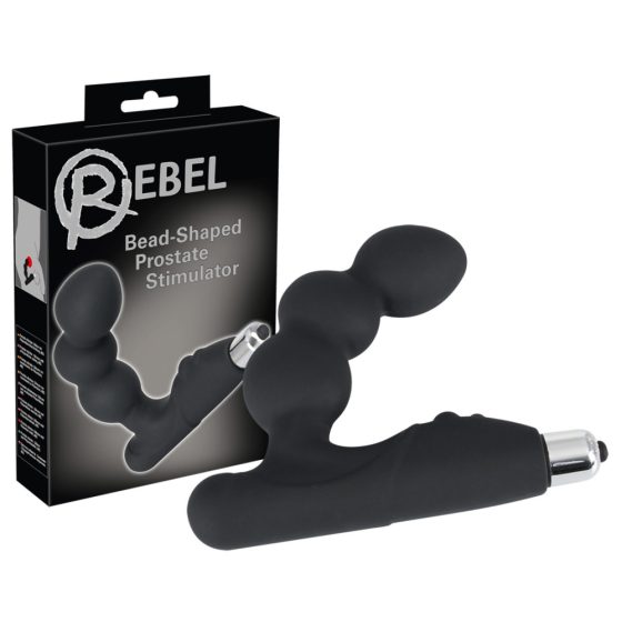Rebel - Kulisty wibrator prostaty (czarny)