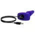 b-Vibe trio - 3-motorowy analny wibrator (fioletowy)