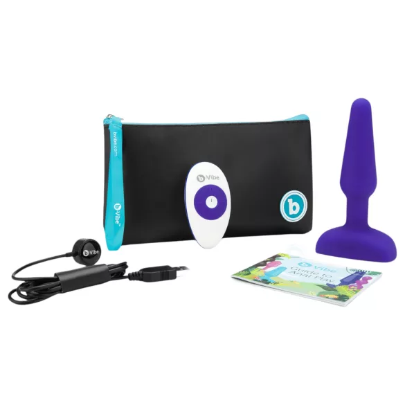 b-Vibe trio - 3-motorowy analny wibrator (fioletowy)