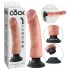 King Cock - wibrator z przyssawką - 23 cm - cielisty