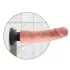 King Cock - wibrator z przyssawką - 23 cm - cielisty
