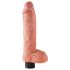 Wibrator King Cock 25 cm z przyssawką - naturalny