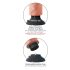Wibrator King Cock 25 cm z przyssawką - naturalny