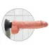 King Cock - wibrator z przyssawką - 25 cm - naturalny kolor