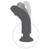 Wibrator King Cock 25 cm z przyssawką - naturalny