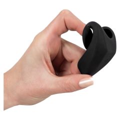   Lust - zasilany bateryjnie wibrujący pierścień na penisa (czarny)