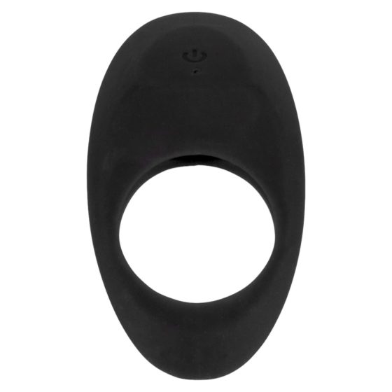 Lust - zasilany bateryjnie wibrujący pierścień na penisa (czarny)