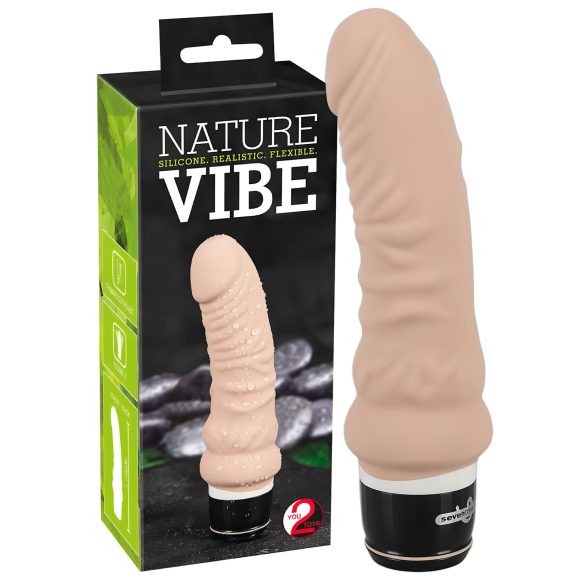 You2Toys - Natura Vibe - silikonowy wibrator (naturalny)