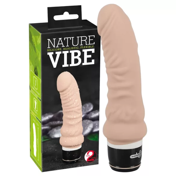 You2Toys - wibrator silikonowy - realistyczny - beżowy