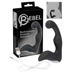 Rebel - wibrator do prostaty akumulatorowy - czarny
