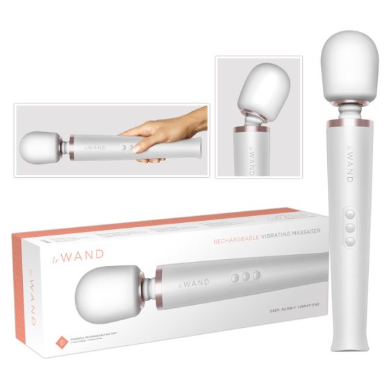 le Wand - ekskluzywny bezprzewodowy wibrator-masażer (biały)